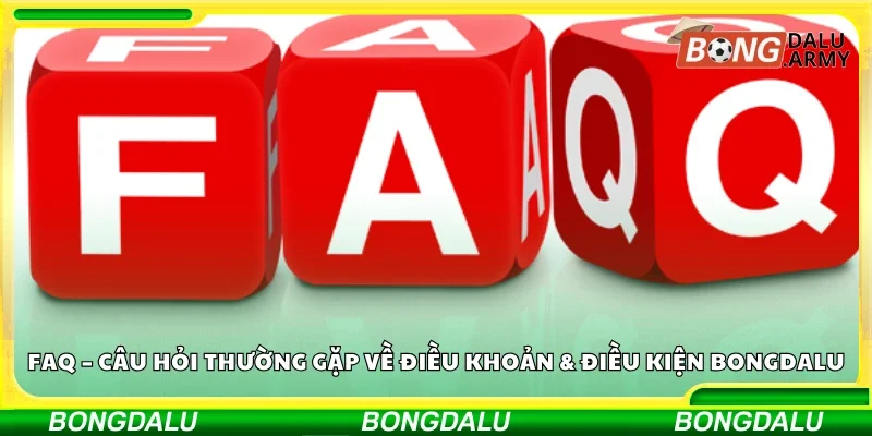 FAQ – Câu hỏi thường gặp về điều khoản & Điều kiện Bongdalu